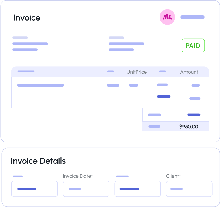 generate Invoices tracking